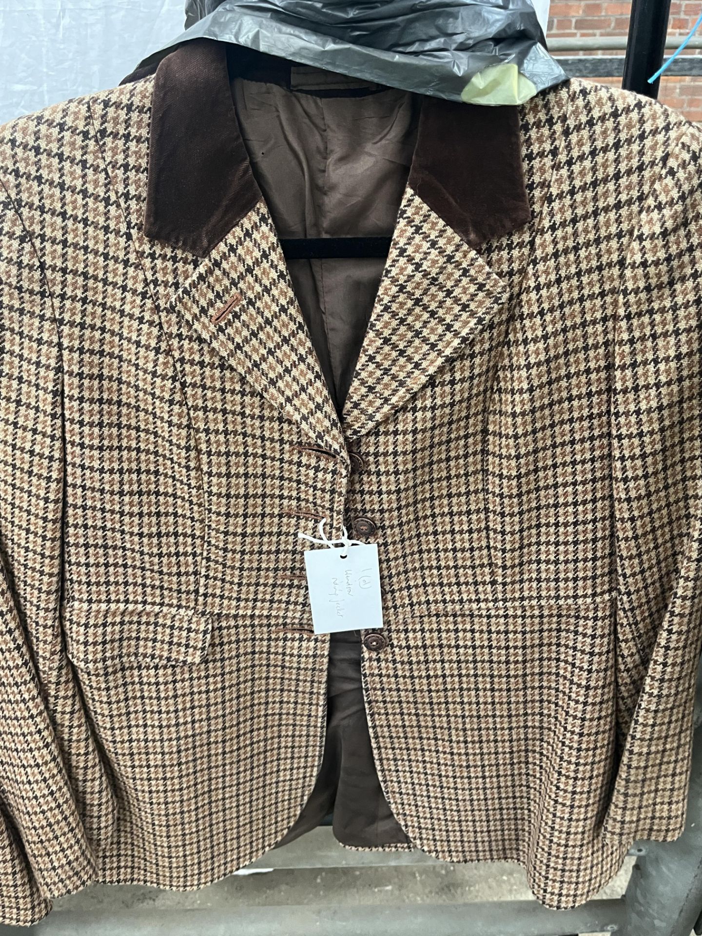 Two brown tweed Windsor riding jackets size 38" and 40" - Image 2 of 3