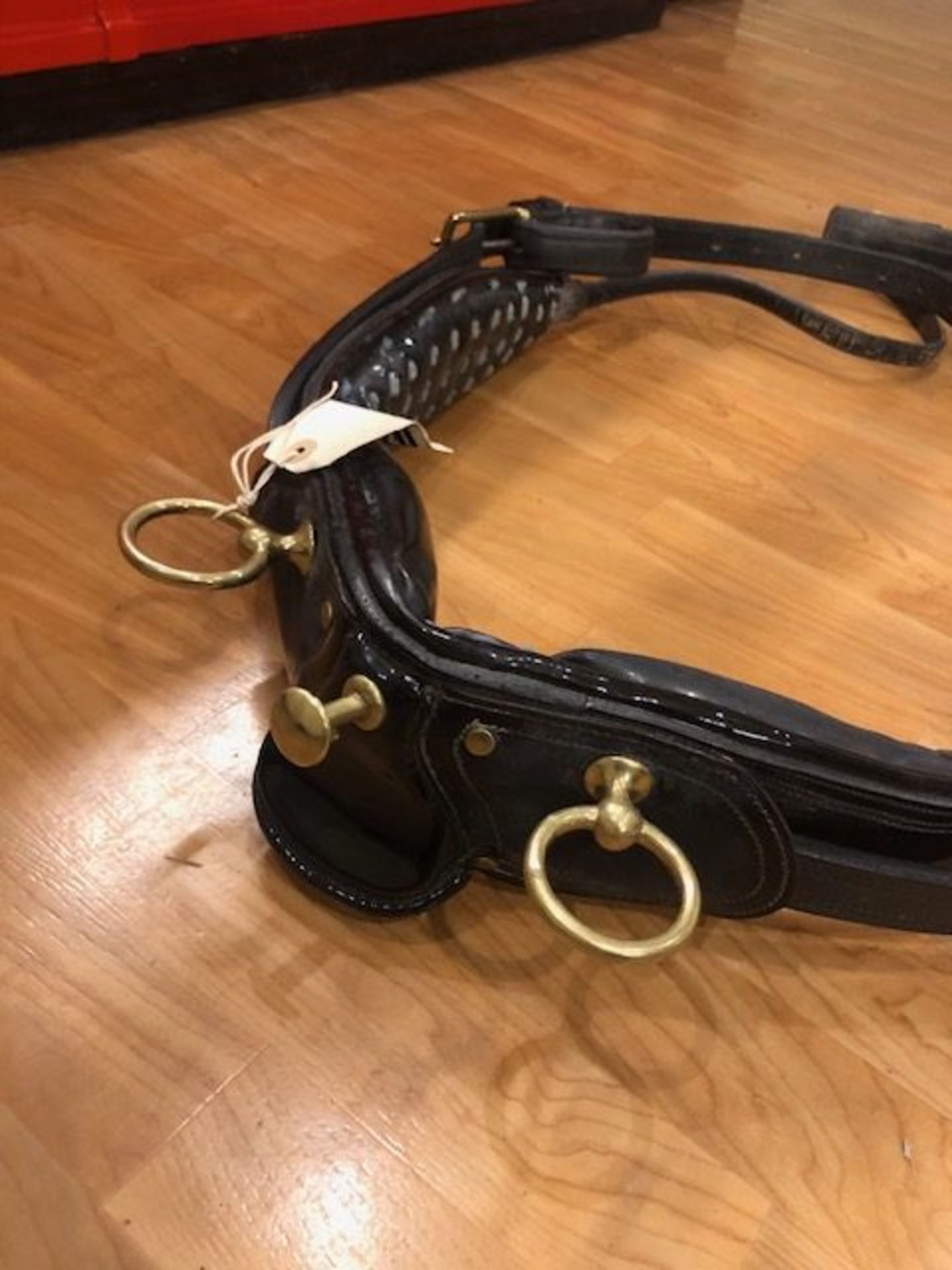 Horse size set of patent leather show harness, complete - Bild 3 aus 4