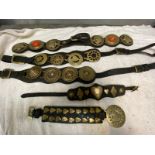 Miscellaneous lot of martingales and other decorations to suit a heavy horse