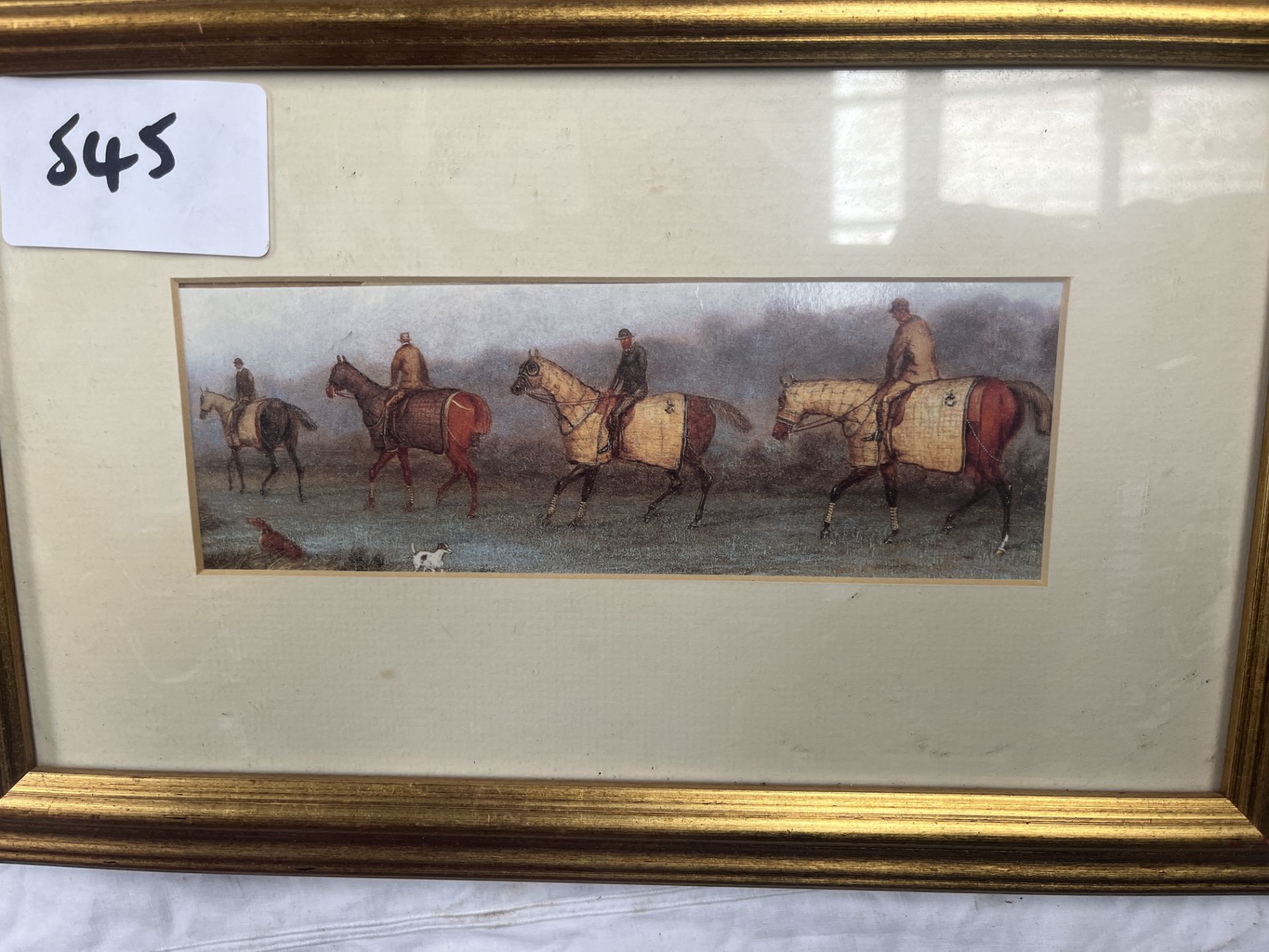 Seven framed horse related prints together with four framed prints of dogs - Image 9 of 13