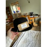 Black bowler hat by Dunn size 7