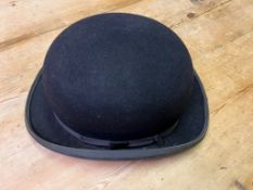 Black bowler hat by Caldene