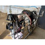 Complete set of heavy horse vanner harness.