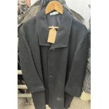 Long black wool jacket size large