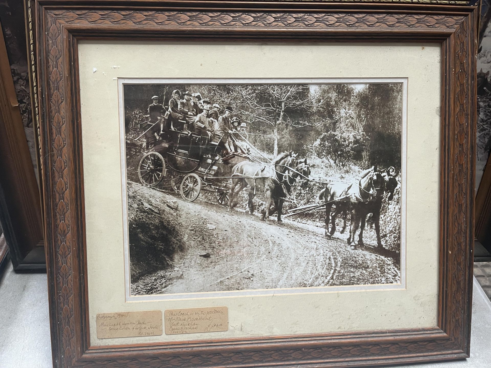 A quantity of framed and glazed carriage-related prints and paintings including - Image 12 of 15