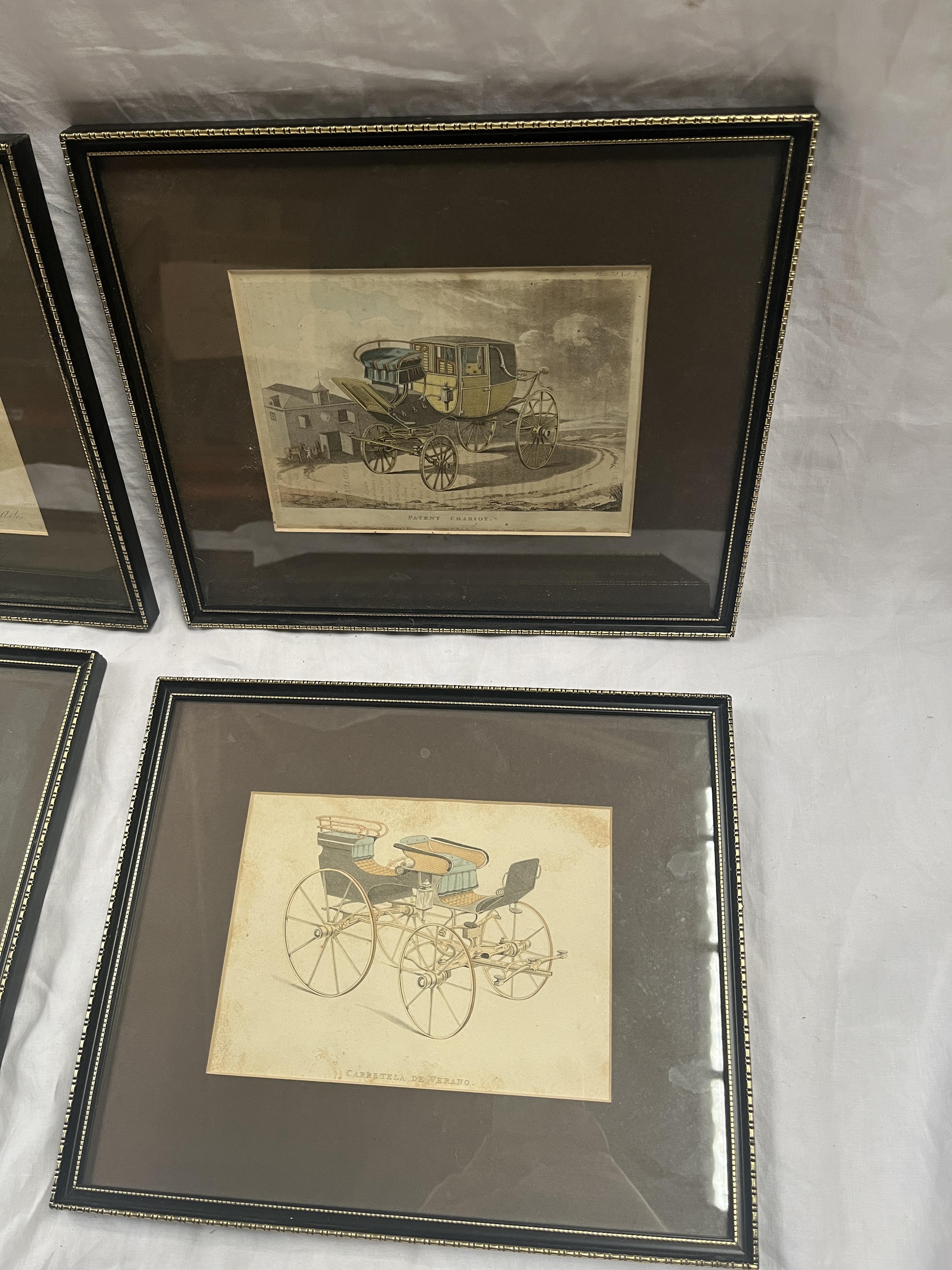 A quantity of framed and glazed carriage-related prints and paintings including - Image 16 of 22