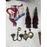 Collection of 14 antique horse brasses