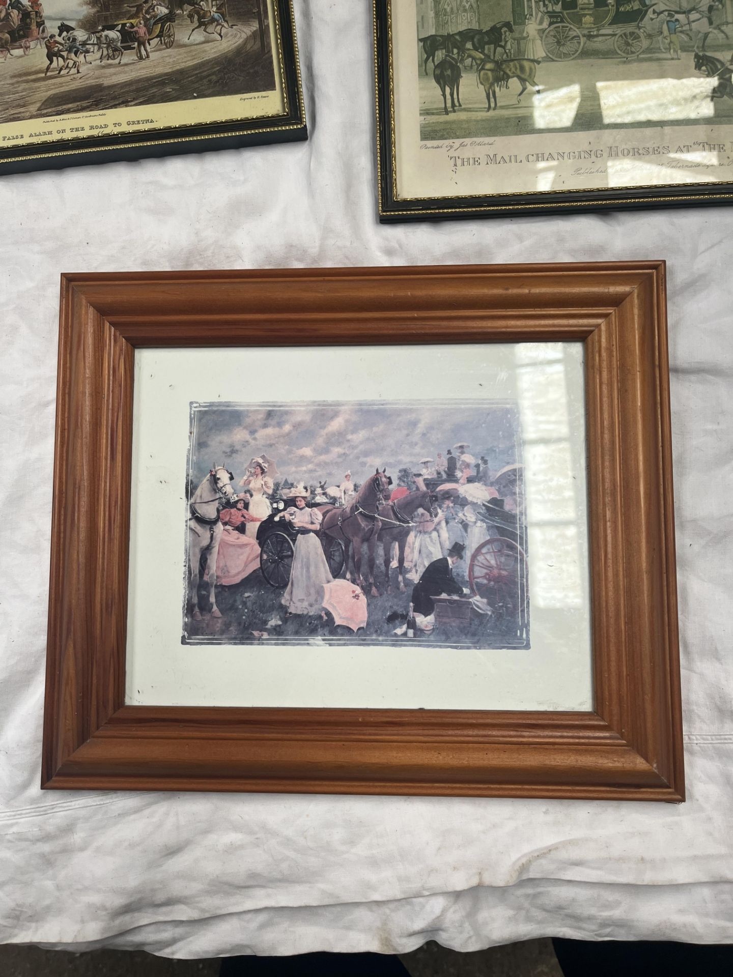 A quantity of framed and glazed carriage-related prints and paintings including - Image 4 of 22