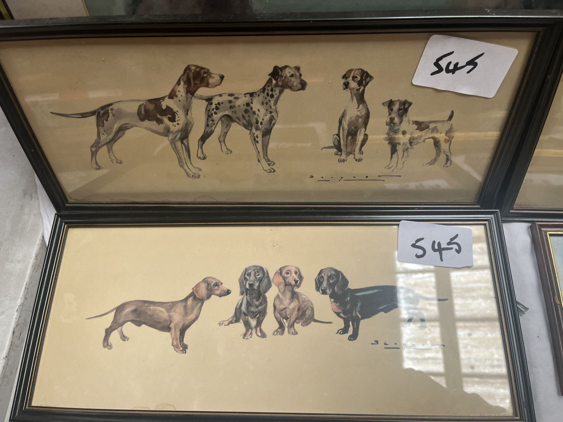 Seven framed horse related prints together with four framed prints of dogs - Image 11 of 13