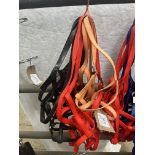 Eight biothane thin underhalters, pony size. This lot carries VAT.
