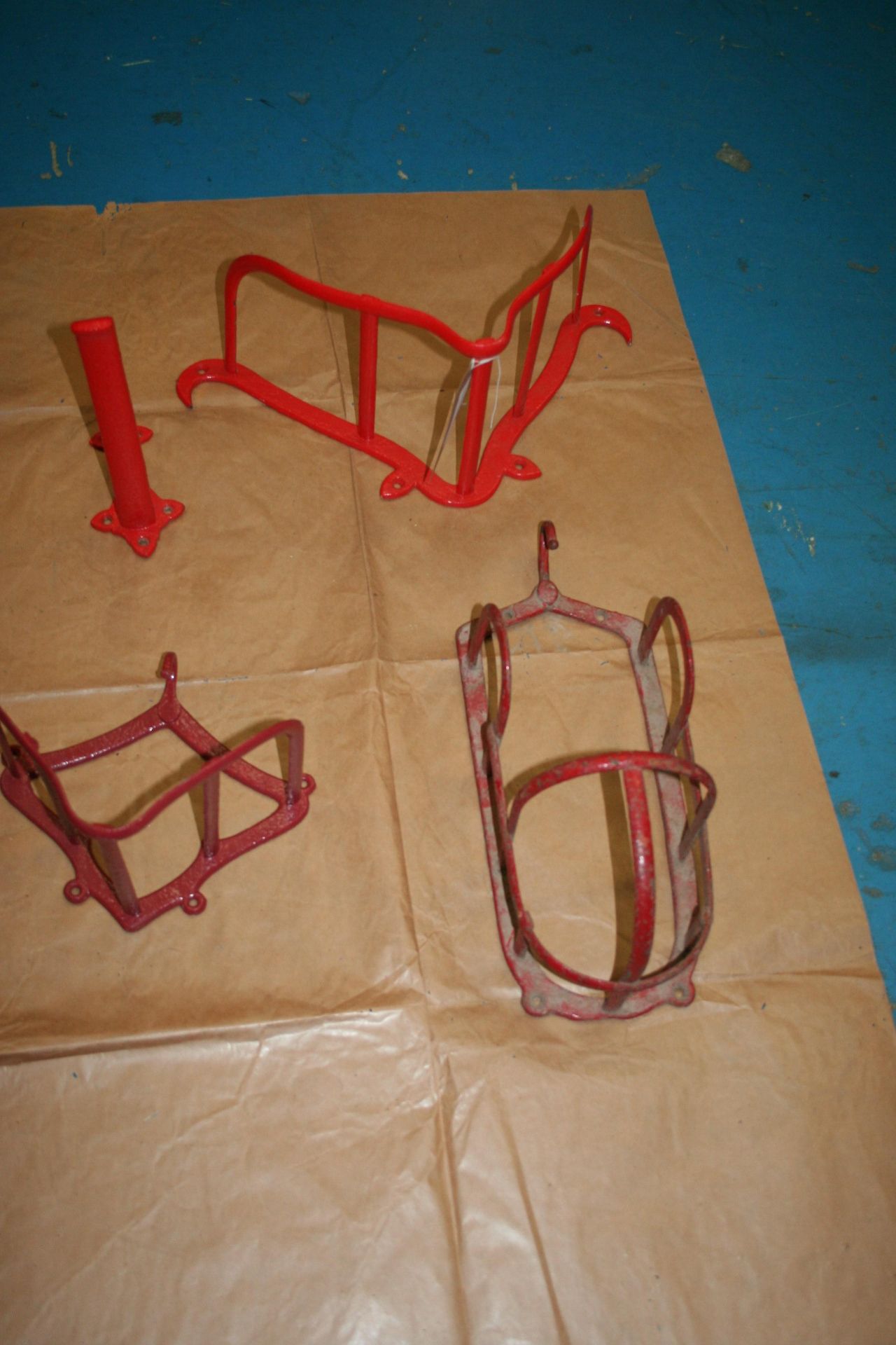 Four harness racks