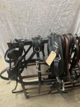 Full size classic Zilco pairs harness, complete set with harness bag