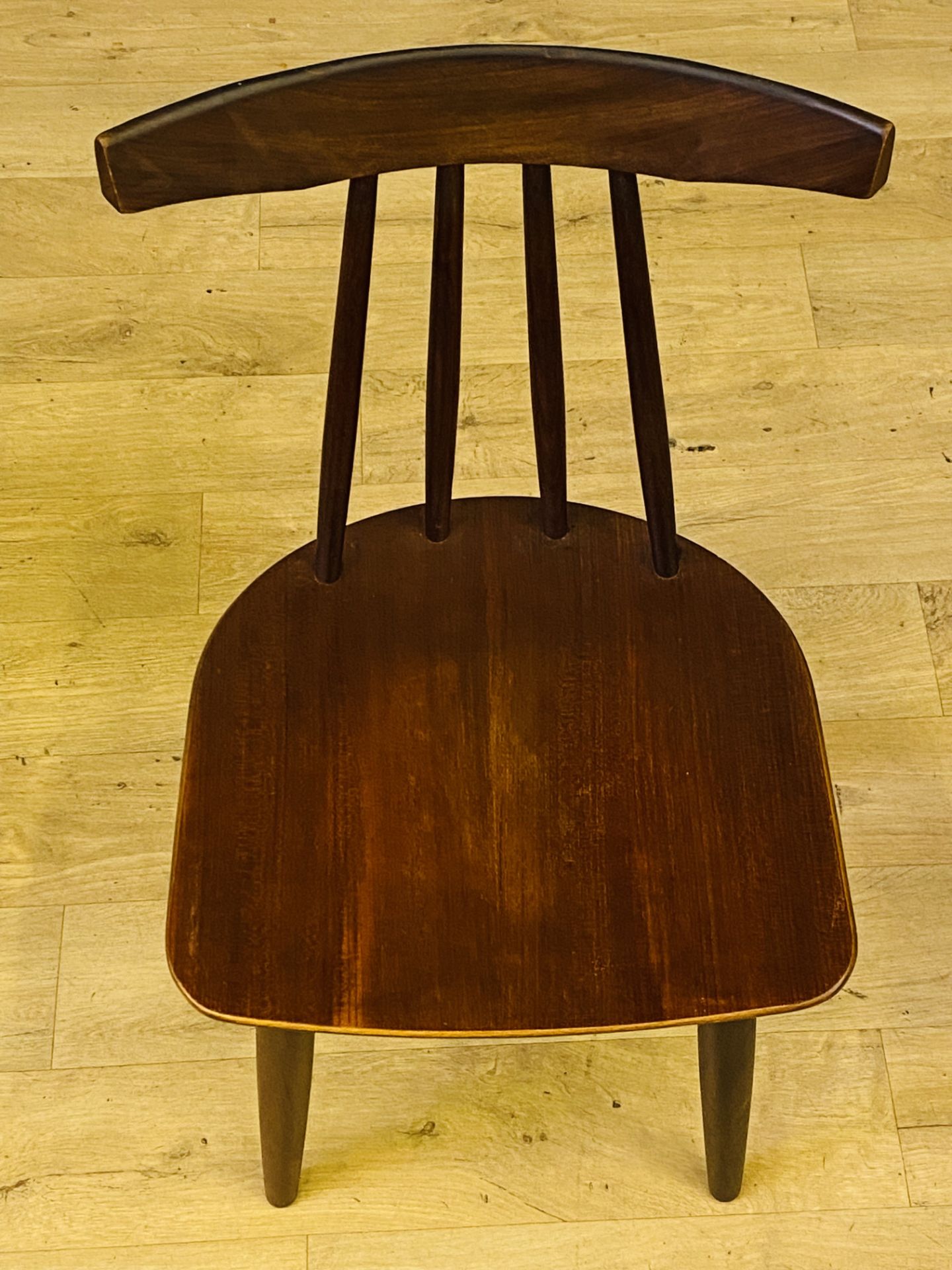 Set of four Danish mid century dining chairs - Image 5 of 8