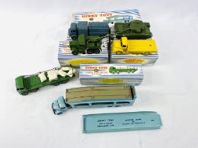 Six boxed Dinky vehicles