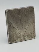 Silver cigarette case