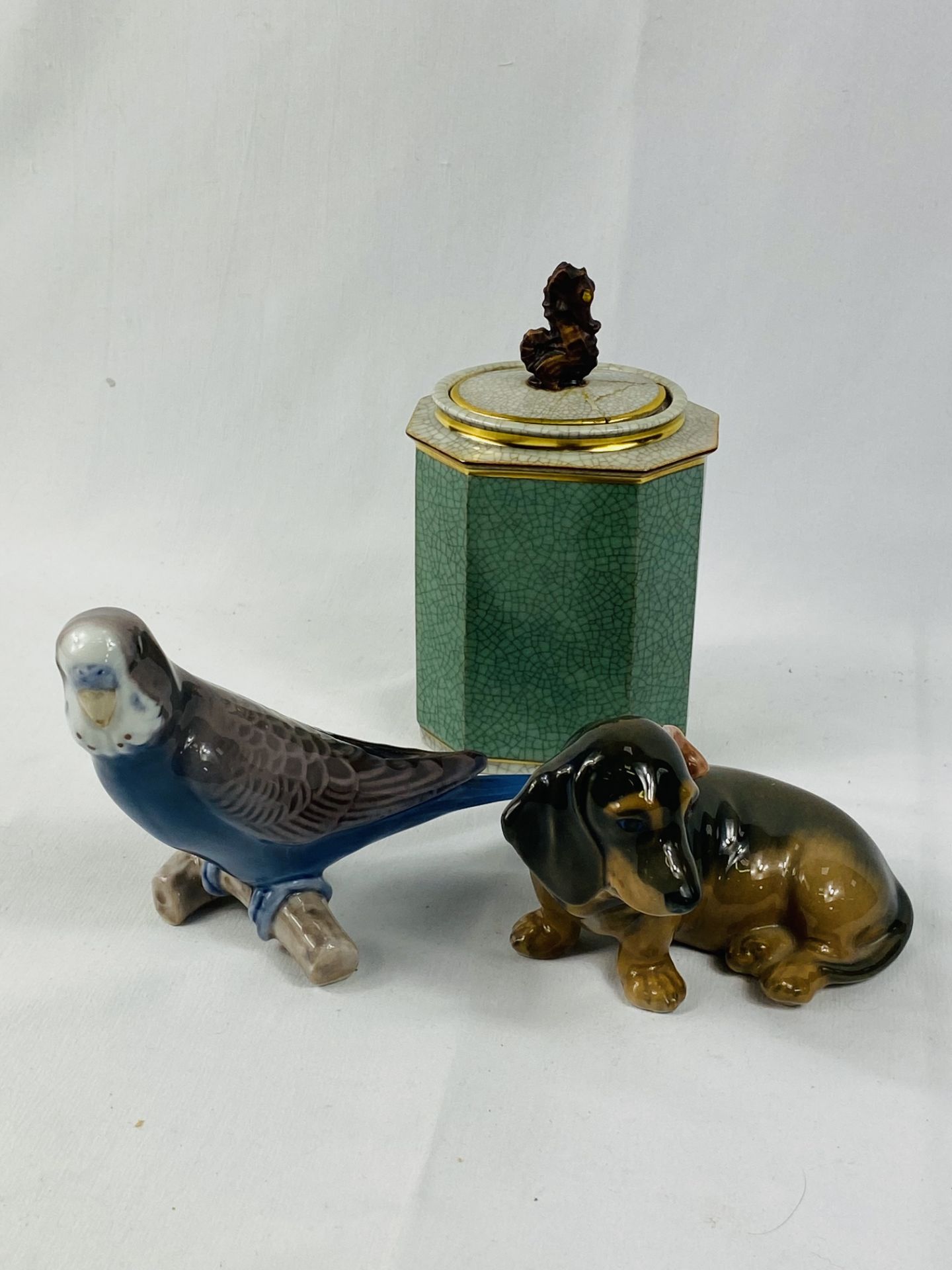 Royal Copenhagen bird and other items - Image 2 of 3