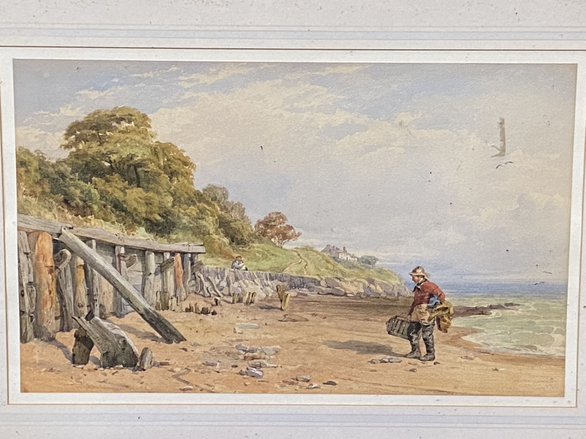 John Henry Mole (1814-1886) VPRI. Framed and glazed watercolour - Bild 4 aus 4
