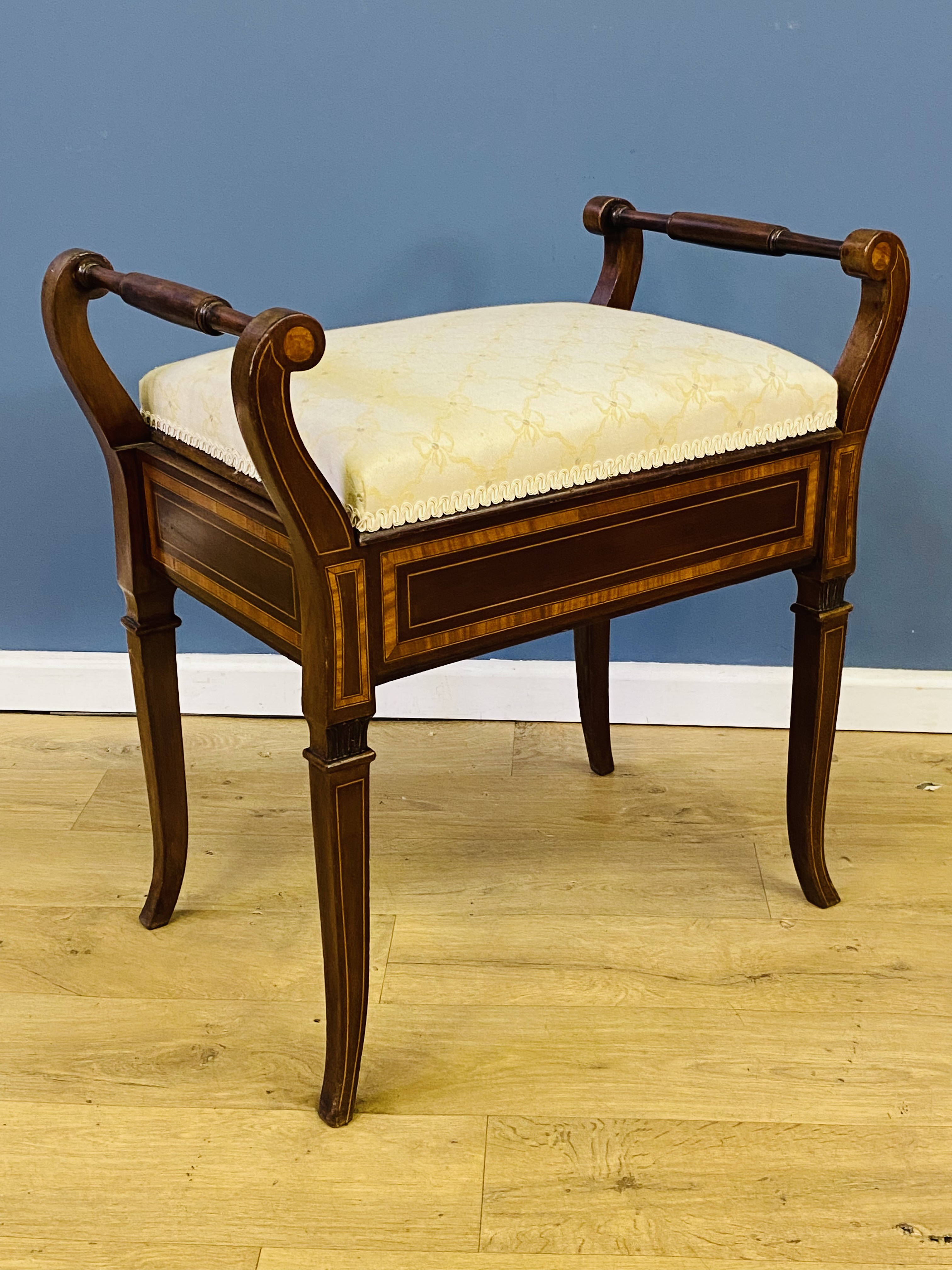 Edwardian piano stool - Image 3 of 7