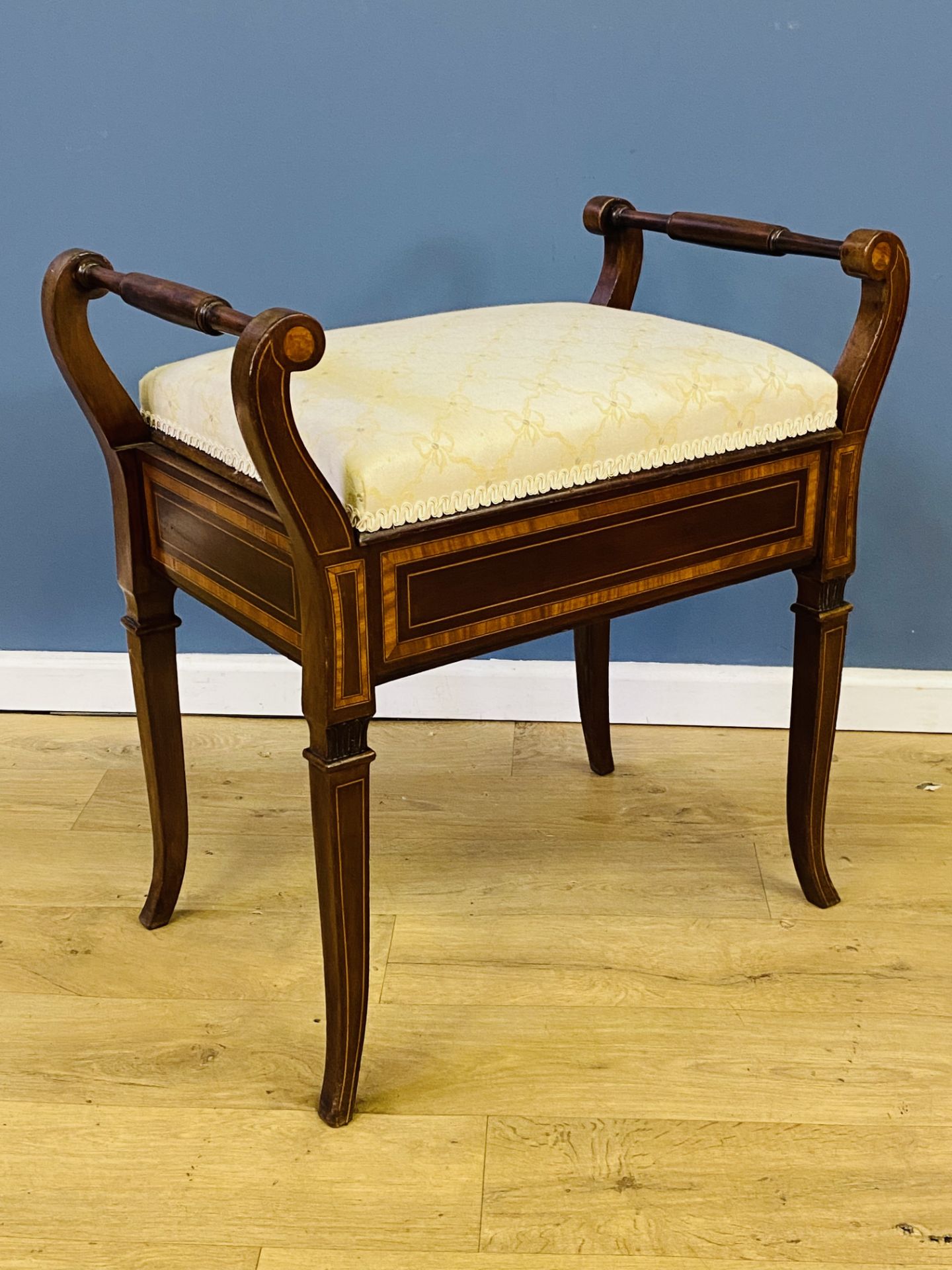 Edwardian piano stool - Image 3 of 7