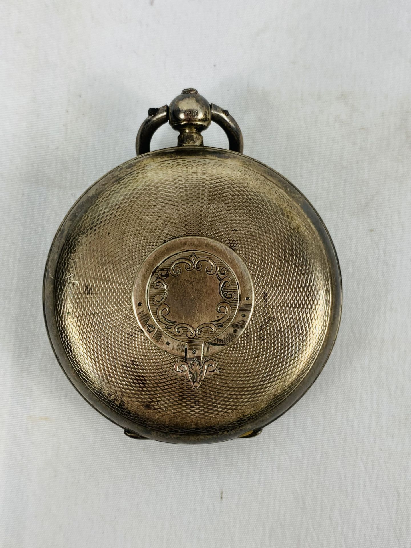 Three silver cased pocket watches, together with another - Bild 3 aus 9