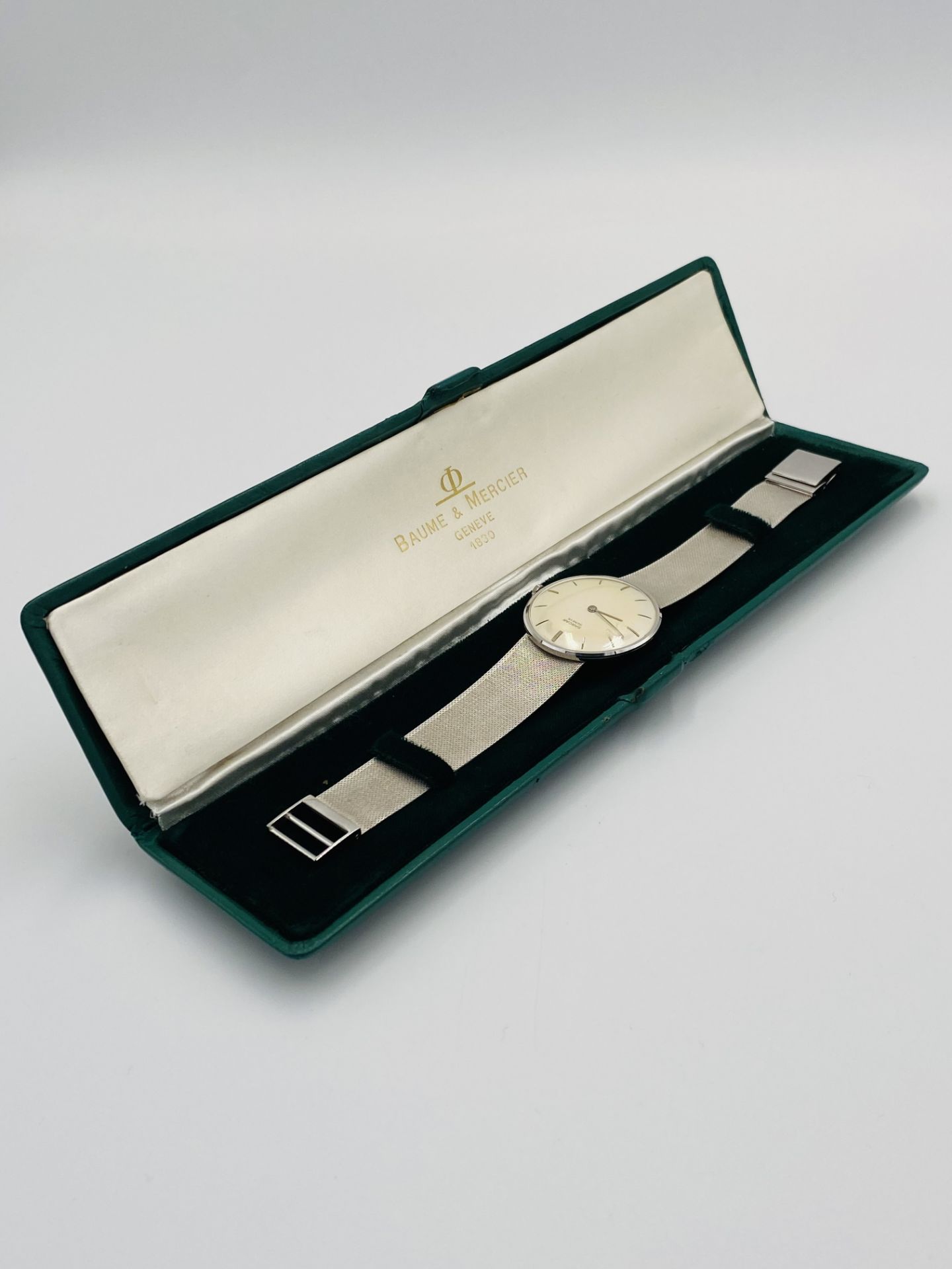 Sarcar Geneve wristwatch with 18ct gold strap - Image 6 of 7