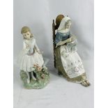 Two Lladro figurines