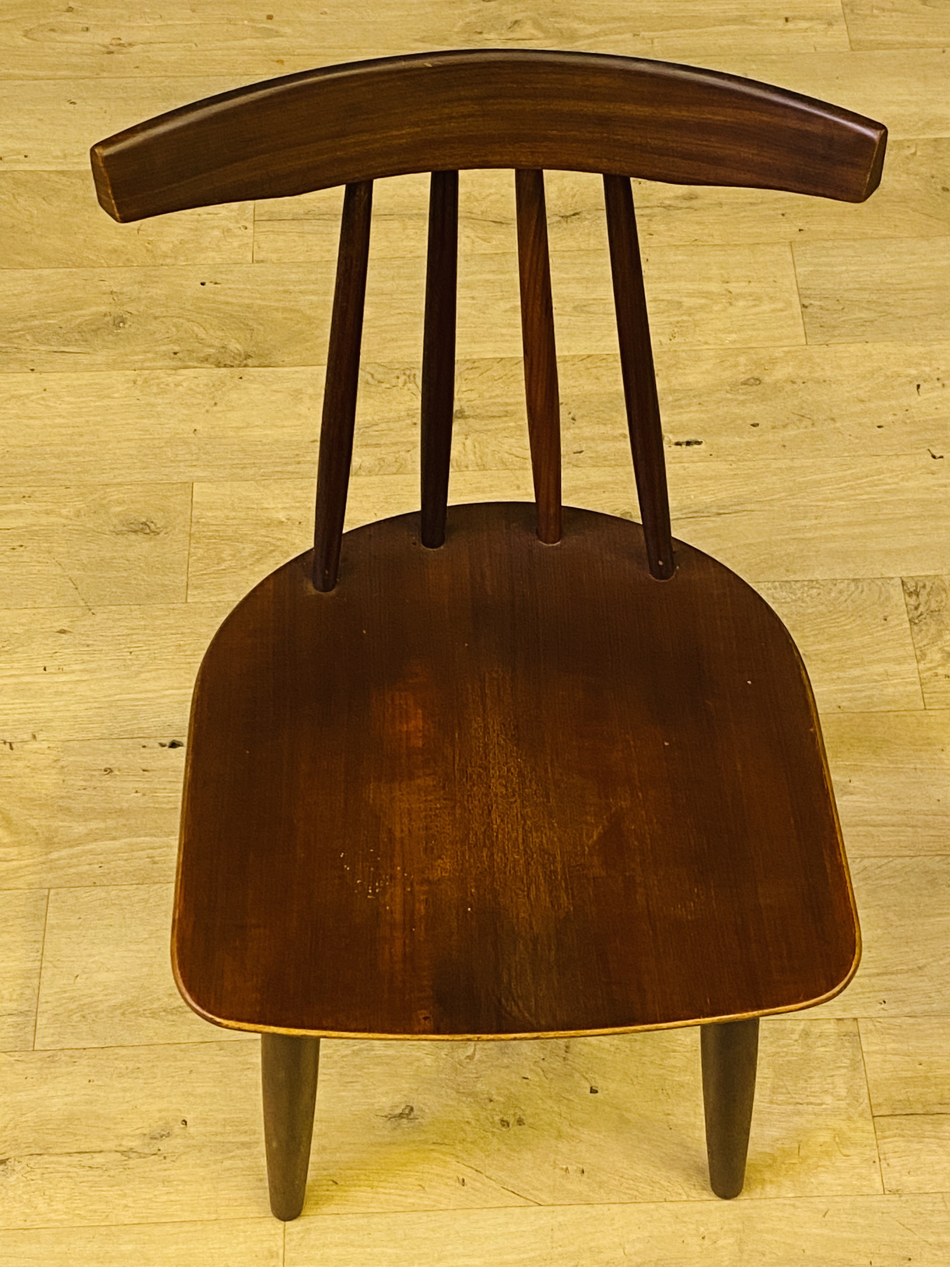 Set of four Danish mid century dining chairs - Image 4 of 8