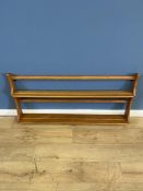 Ercol style wall hanging plate rack