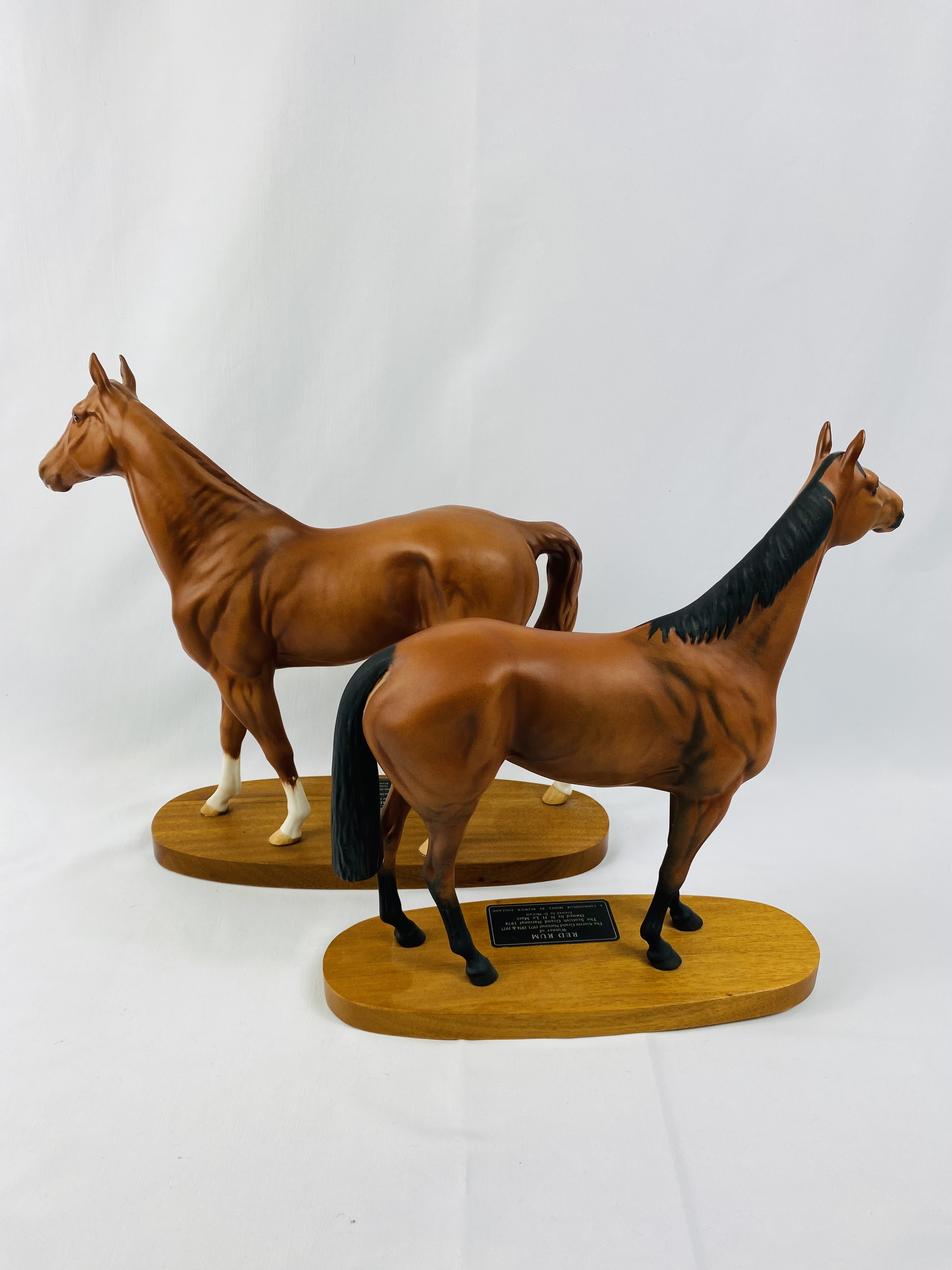 Two Beswick ceramic models of racehorses - Image 3 of 6