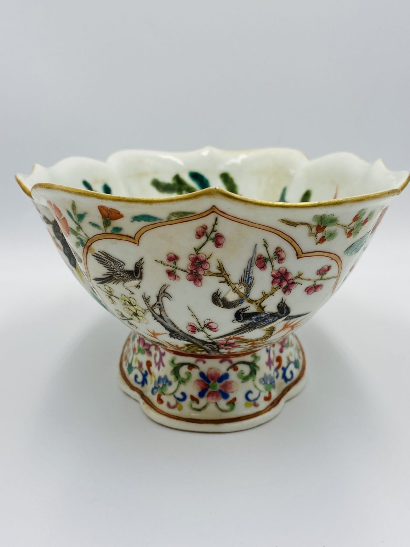 Chinese famille verte goldfish bowl - Image 6 of 7