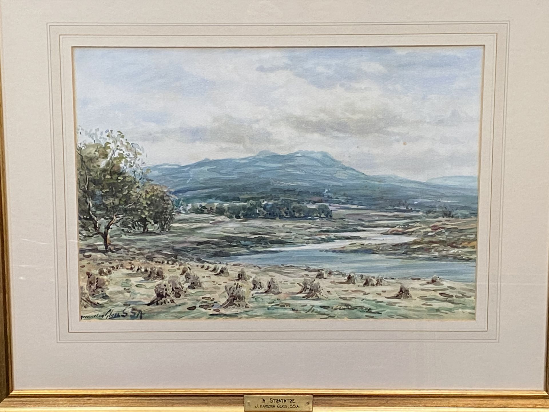 John Hamilton Glass, framed and glazed watercolour - Bild 2 aus 4