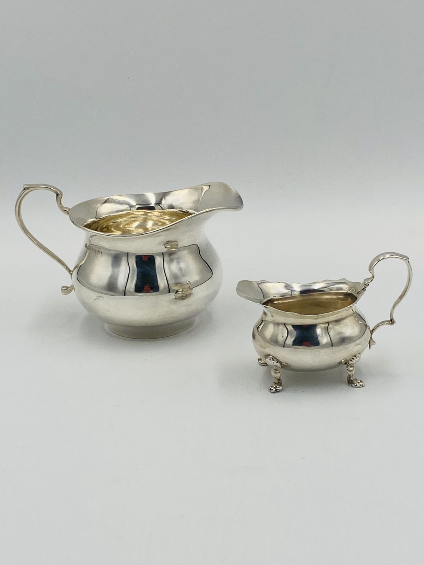 Two silver milk jugs - Image 2 of 7