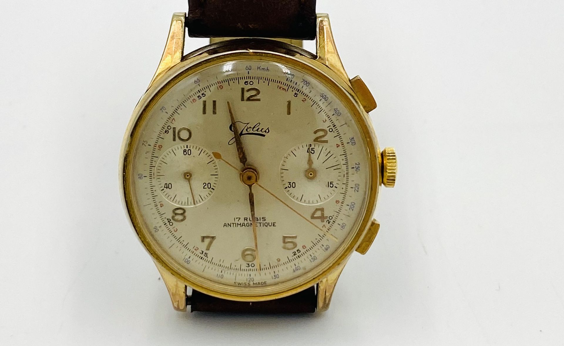 Jolus gents chronograph wrist watch