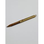 9ct gold propelling pencil