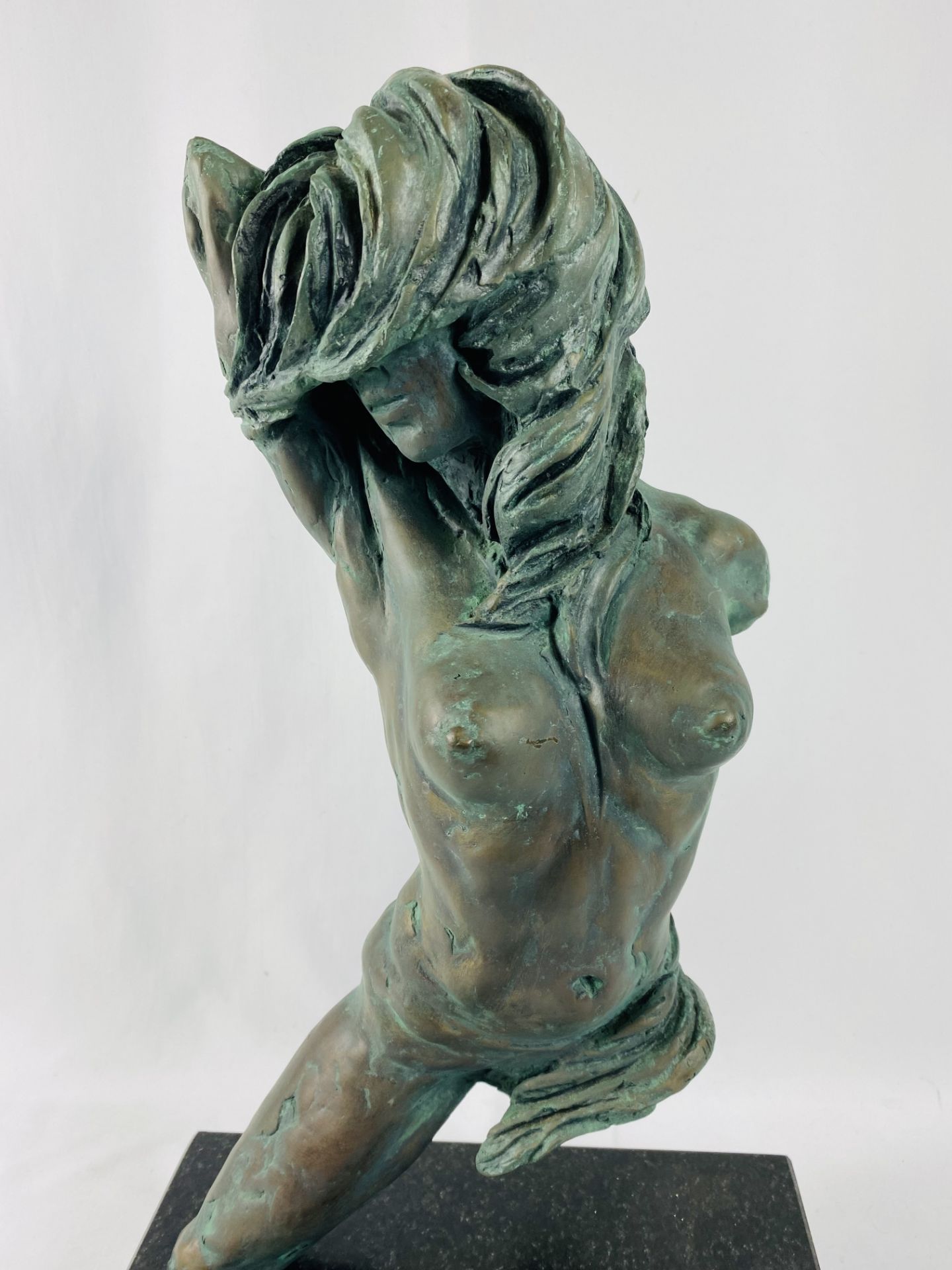 Costanzo Mongini (Italian, 1918-1981) Patinated bronze sculpture on stone base - Image 7 of 9