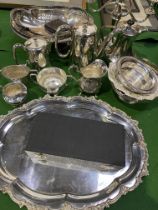 Quantity of silver plate