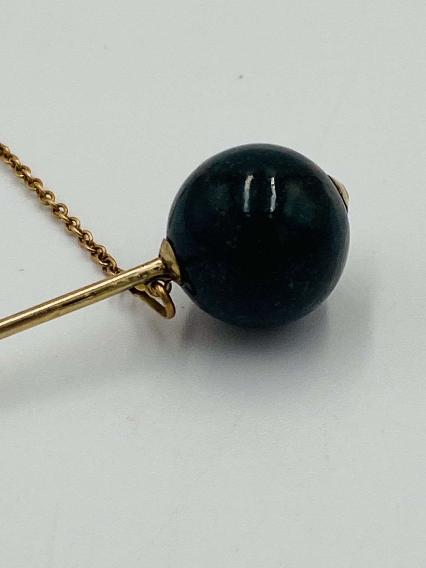 Bloodstone stick pin - Image 3 of 4