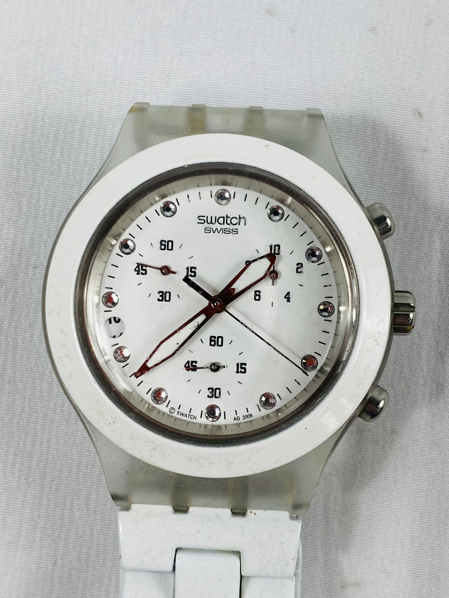 Eleven Swatch watches - Image 7 of 12