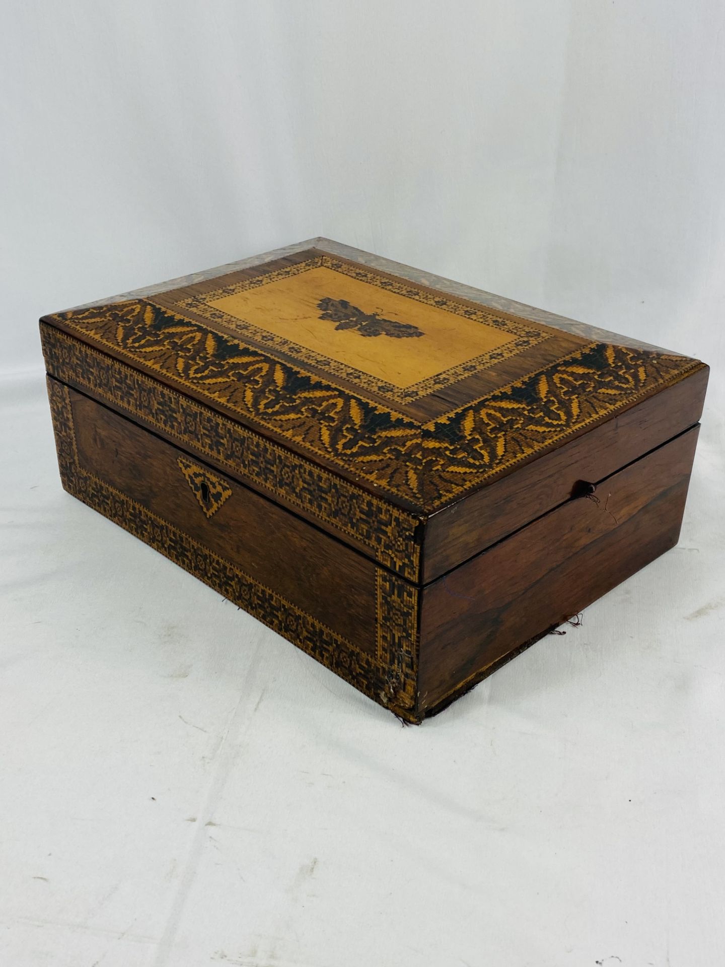 Tunbridge Ware work box, circa 1840 - Image 5 of 6