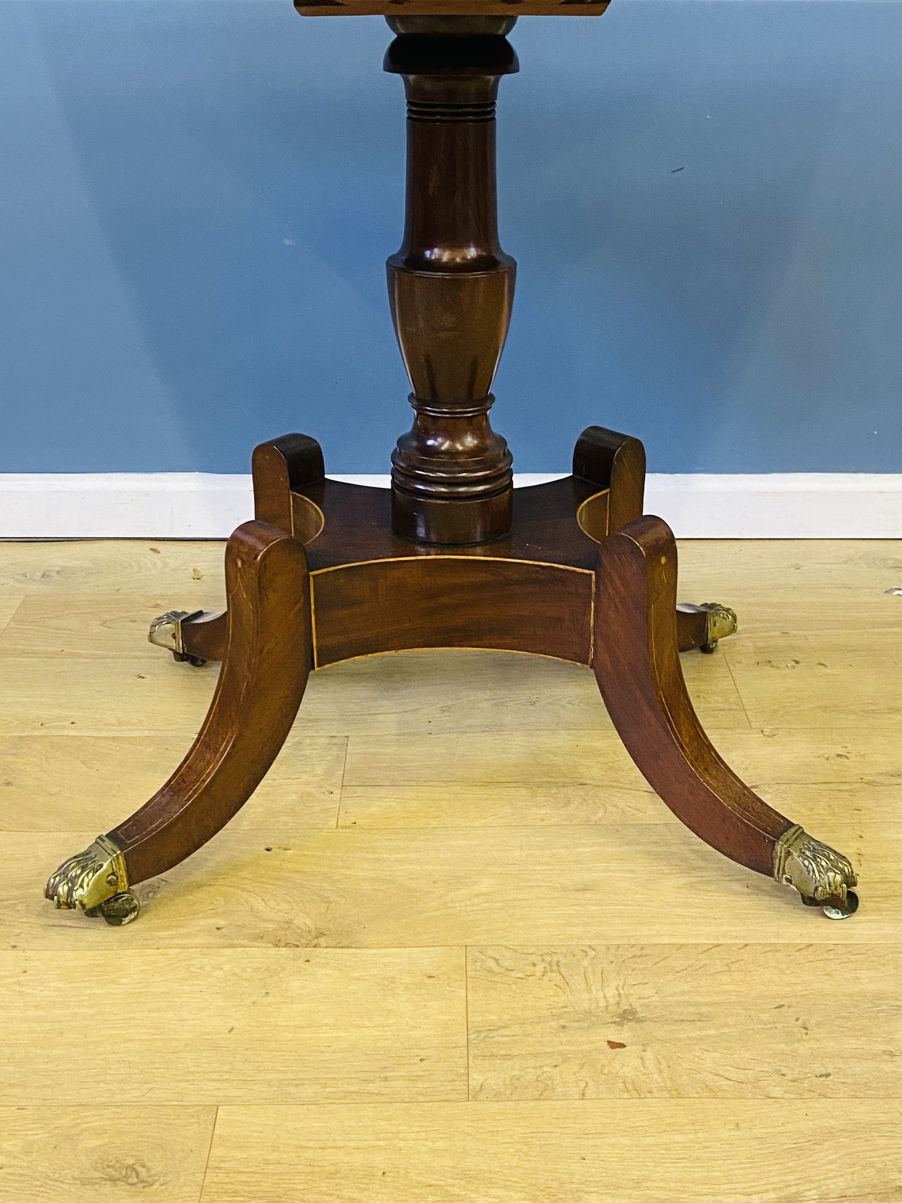 19th century mahogany card table - Image 3 of 7