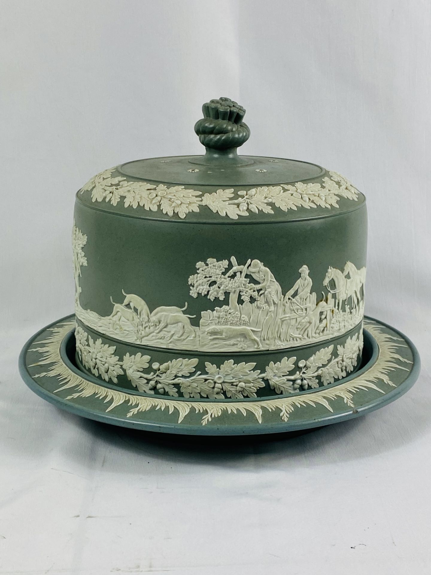 Wedgwood style cheese cloche