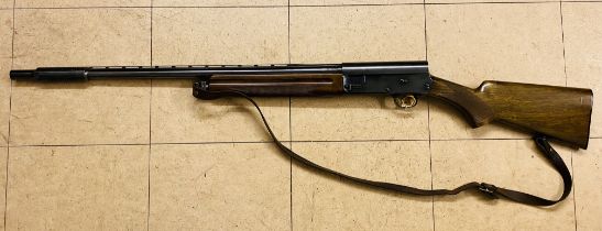 Browning A-5 self loading 12 bore shotgun, with set of Cutts compensators