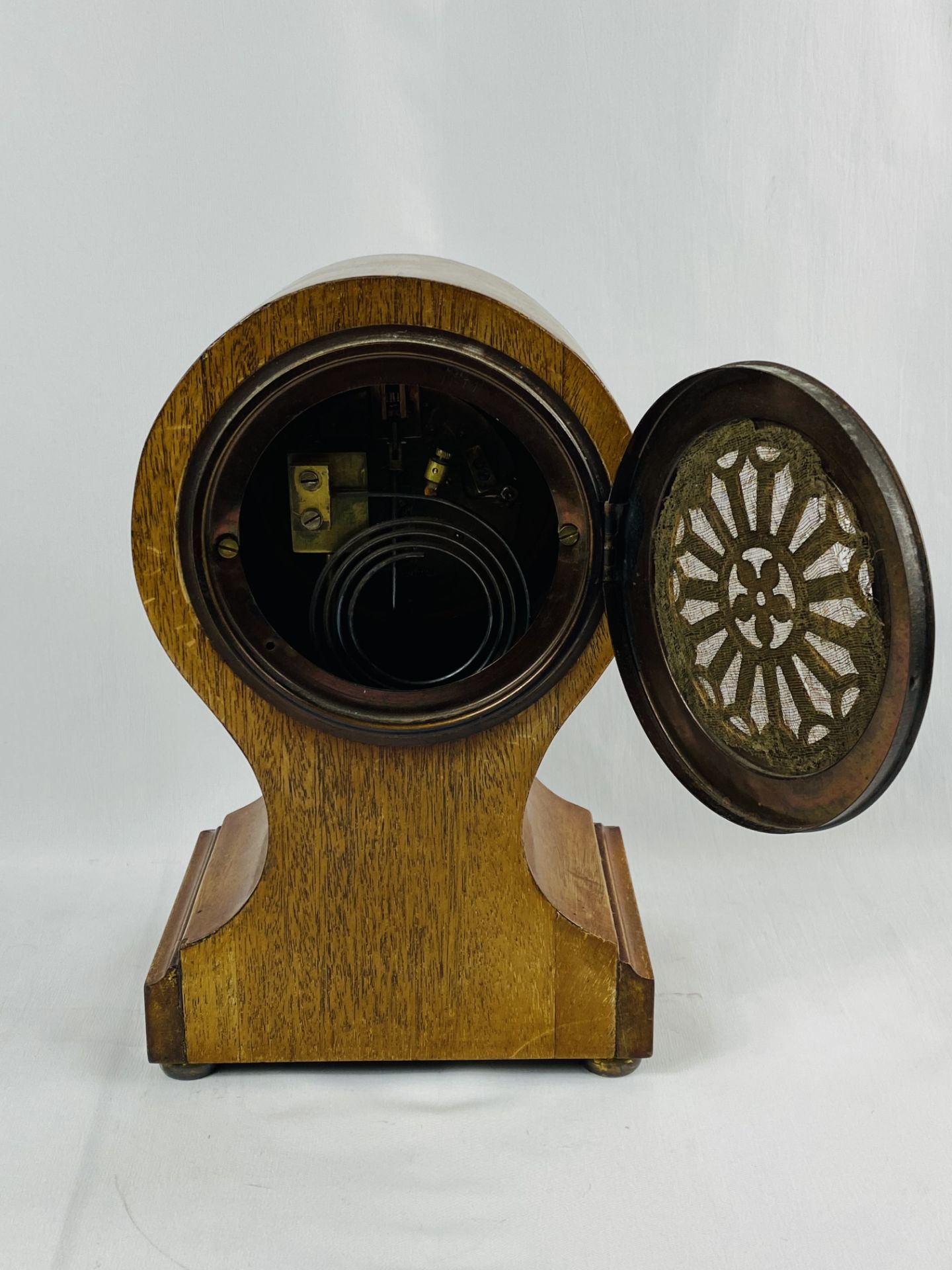 Three mahogany mantel clocks - Bild 4 aus 8