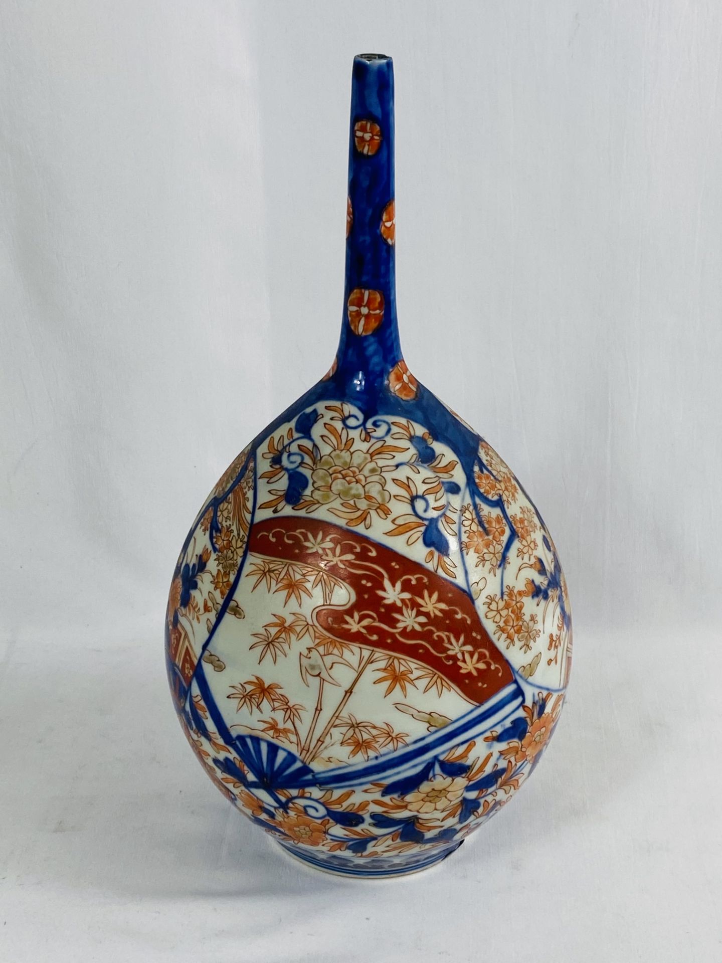 Imari bottle vase - Image 6 of 6
