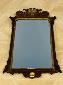 19th century Georgian style mahogany pier mirror