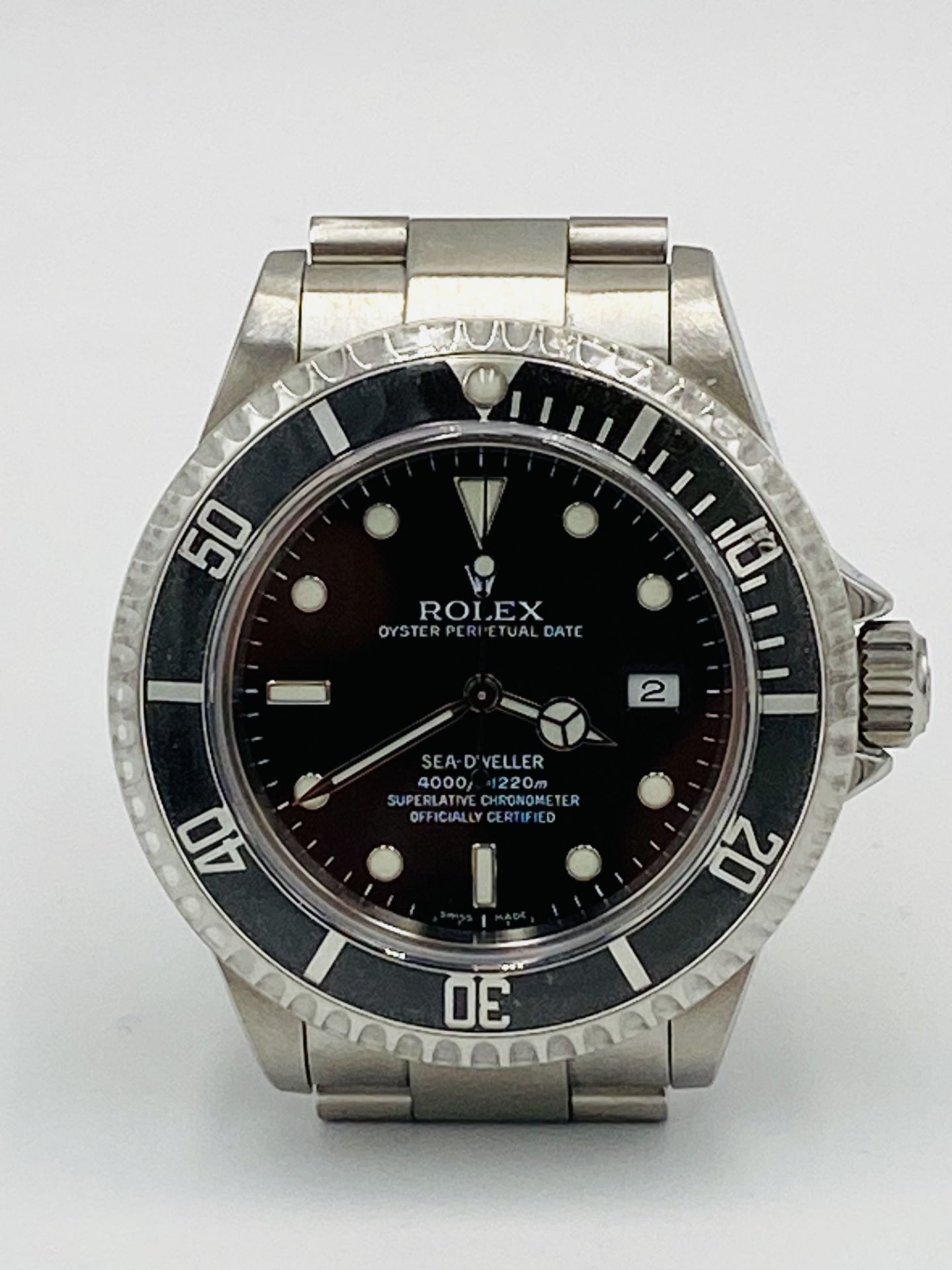 Rolex Oyster Perpetual Date Sea Dweller stainless steel wristwatch