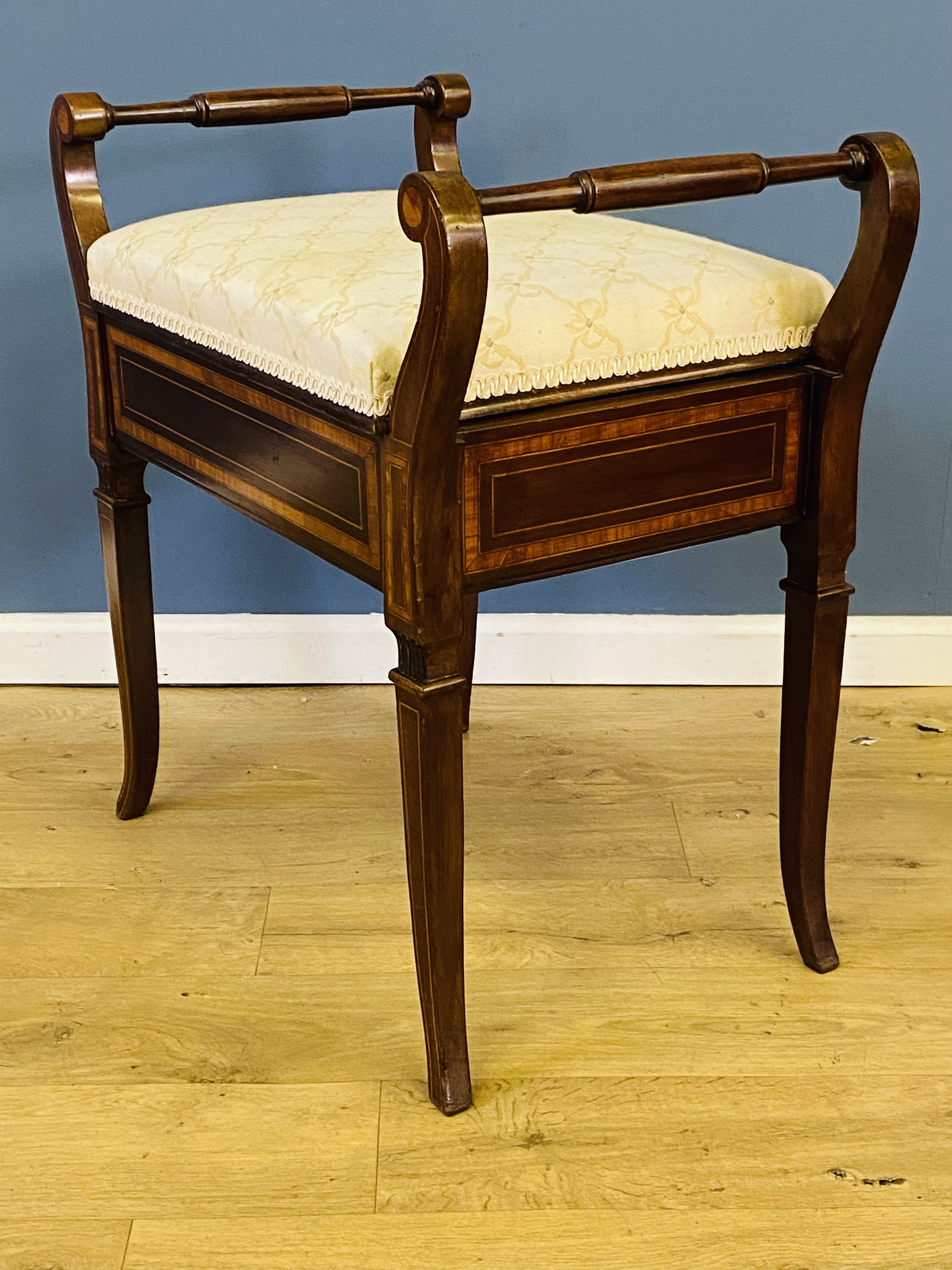 Edwardian piano stool - Image 7 of 7