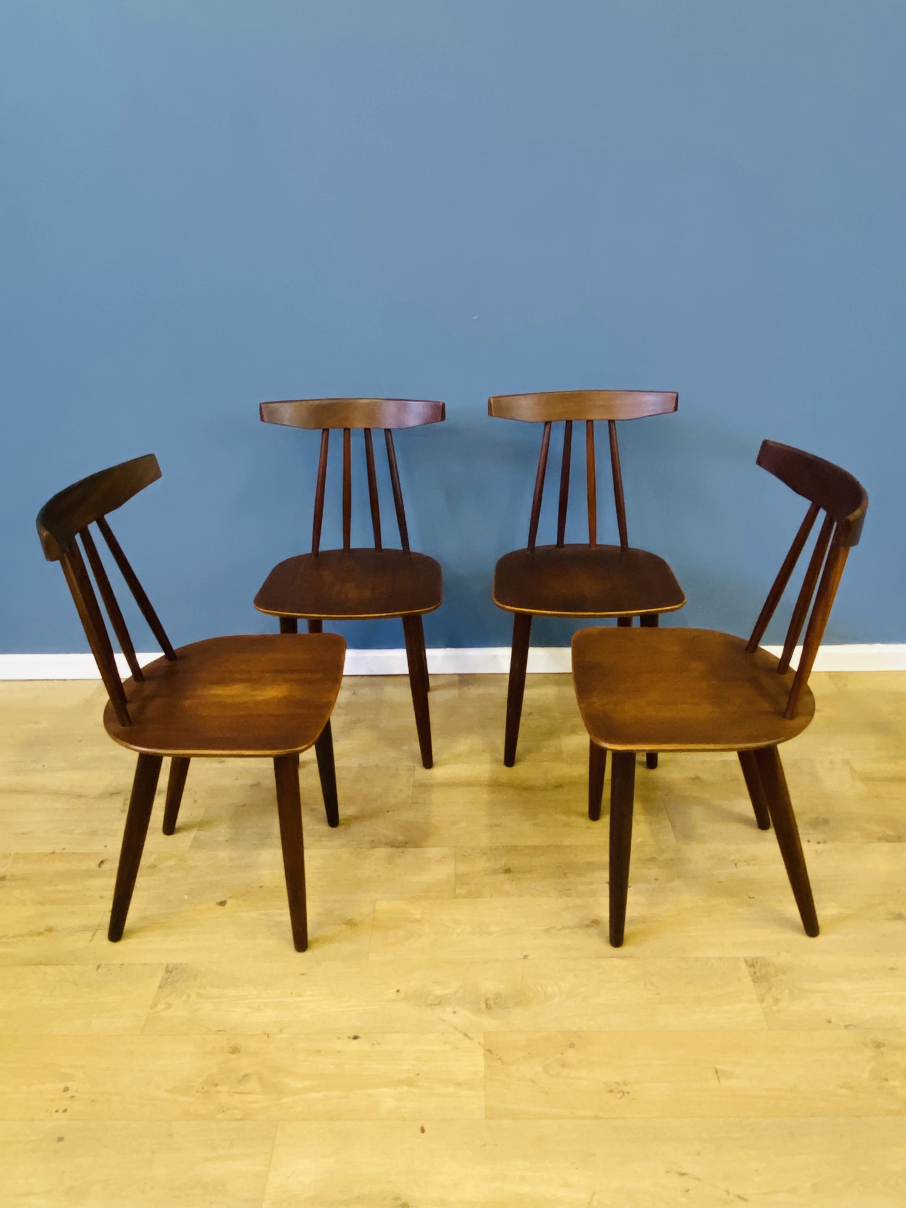 Set of four Danish mid century dining chairs - Bild 3 aus 8