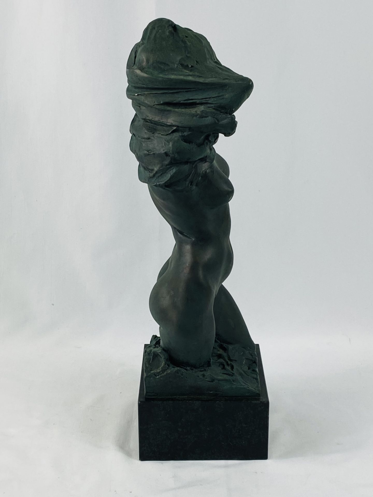 Costanzo Mongini (Italian, 1918-1981) Patinated bronze sculpture of a female nude - Bild 4 aus 8