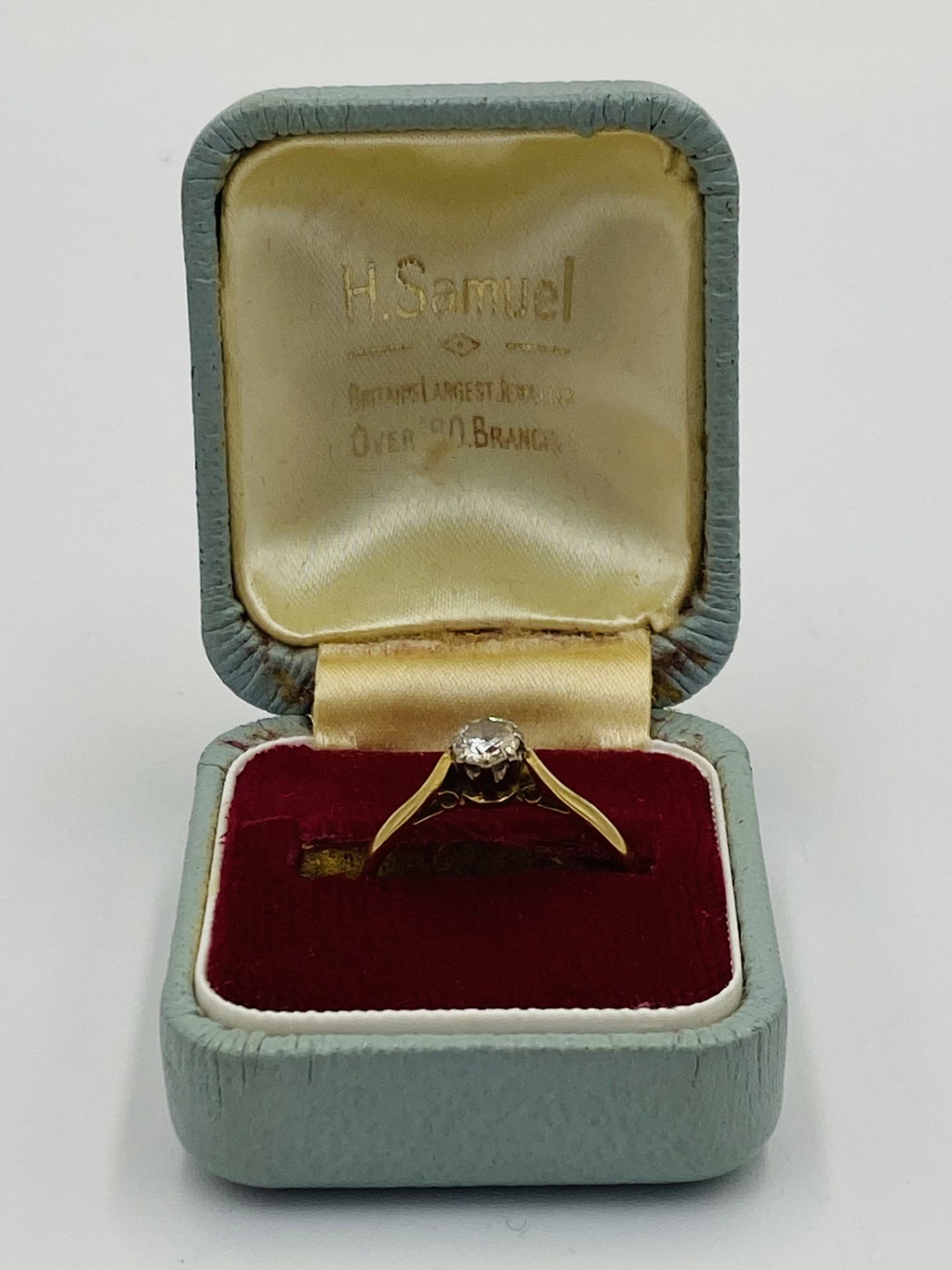 18ct gold solitaire ring - Image 3 of 6